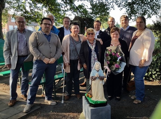 Inhuldiging beeld Bernadette Inhuldiging beeld Bernadette